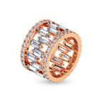 14kt Rose Gold The Duets Cocktail Ring (6 Ct. Tw.) front image