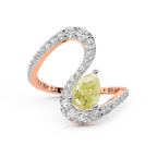 18kt Rose Gold The Sun and the Stars Colored Lab Diamond Ring (1 3/4 Ct. Tw.) front image