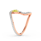18kt Rose Gold The Sun and the Stars Colored Lab Diamond Ring (1 3/4 Ct. Tw.) right