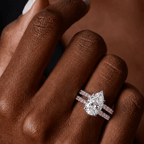 9ct Rose Gold Aurora Colored Lab Diamond Ring (3 Ct. Tw.) model image two