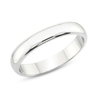 9ct White Gold Heritage Men's Band left