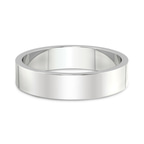 9ct White Gold Beau Classic Men's Band front image