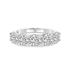 Platinum Valentina Round Lab Diamond Anniversary Band (1 Ct. Tw.) front image
