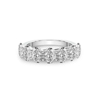Platinum Maura Oval Lab Diamond Anniversary Band (2 Ct. Tw.) front image
