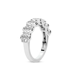 Platinum Maura Oval Lab Diamond Anniversary Band (2 Ct. Tw.) left