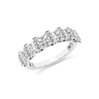 Platinum Maura Oval Lab Diamond Anniversary Band (2 Ct. Tw.) right