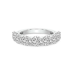 9ct White Gold Raquel Round Lab Diamond Anniversary Band (1 Ct. Tw.) front image