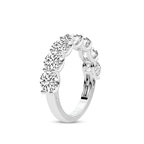 9ct White Gold Raquel Round Lab Diamond Anniversary Band (1 Ct. Tw.) left