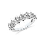 10kt White Gold Yolanda Oval Lab Diamond Anniversary Band (3 Ct. Tw.) right