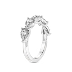 9ct White Gold Penelope Pear Lab Diamond Anniversary Band (1/2 Ct. Tw.) standing product image one