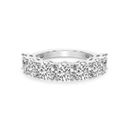 Platinum Adela Round Lab Diamond Anniversary Band (3 Ct. Tw.) front image