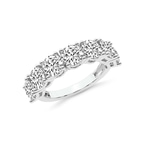 Platinum Adela Round Lab Diamond Anniversary Band (3 Ct. Tw.) right