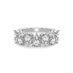 14kt White Gold Juana Pear Lab Diamond Anniversary Band (1 Ct. Tw.) front image