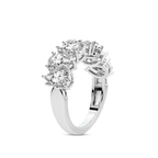 14kt White Gold Juana Pear Lab Diamond Anniversary Band (1 Ct. Tw.) left