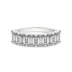 14kt White Gold Marcela Emerald Lab Diamond Anniversary Band (1 Ct. Tw.) front image