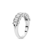 14kt White Gold Marcela Emerald Lab Diamond Anniversary Band (1 Ct. Tw.) standing product image one