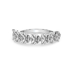 Platinum Patricia Heart Lab Diamond Anniversary Band (4 Ct. Tw.) front image