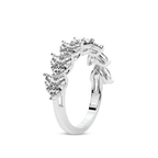 Platinum Patricia Heart Lab Diamond Anniversary Band (4 Ct. Tw.) left