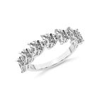 Platinum Patricia Heart Lab Diamond Anniversary Band (4 Ct. Tw.) right