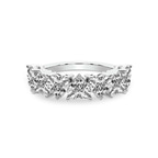 14ct White Gold Rafaela Heart Lab Diamond Anniversary Band (4 Ct. Tw.) front image