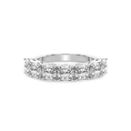 9ct White Gold Belen Cushion Lab Diamond Anniversary Band (1 Ct. Tw.) front image