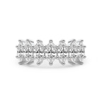 14ct White Gold Callista Marquise Lab Diamond Anniversary Band (1 Ct. Tw.) front image