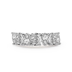 14kt White Gold Elara Oval and Pear Lab Diamond Anniversary Band (2 Ct. Tw.) front image