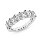 Platinum Minerva Oval Lab Diamond Anniversary Band (4 Ct. Tw.) right