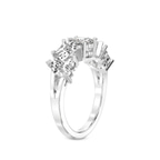 9ct White Gold Octavia Heart Lab Diamond Anniversary Band (1 Ct. Tw.) standing product image one