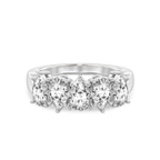 Platinum Blakely Pear Lab Diamond Anniversary Band (1/2 Ct. Tw.) front image