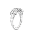 Platinum Blakely Pear Lab Diamond Anniversary Band (1/2 Ct. Tw.) standing product image one