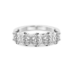 9ct White Gold Fairleigh Oval Lab Diamond Anniversary Band (1/2 Ct. Tw.) front image