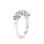 9ct White Gold Fairleigh Oval Lab Diamond Anniversary Band (1/2 Ct. Tw.) left