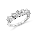 9ct White Gold Fairleigh Oval Lab Diamond Anniversary Band (1/2 Ct. Tw.) right