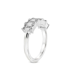 Platinum Ophelia Emerald Lab Diamond Anniversary Band (2 Ct. Tw.) left