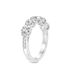 9ct White Gold Camille Round Lab Diamond Anniversary Band (5 Ct. Tw.) left