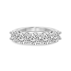 14kt White Gold Elowyn Round Lab Diamond Anniversary Band (1 Ct. Tw.) front image