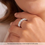 14kt White Gold Elowyn Round Lab Diamond Anniversary Band (1 Ct. Tw.) model