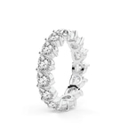 Platinum Danna Pear Lab Diamond Eternity Ring (2 Ct. Tw.) left