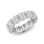 Platinum Jordan Baguette Lab Diamond Eternity Ring (3 Ct. Tw.) right