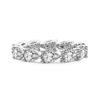 14kt White Gold Lily Pear Lab Diamond Eternity Ring (2 Ct. Tw.) front image