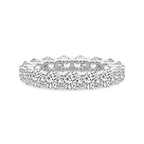9ct White Gold Neveah Round Lab Diamond Eternity Ring (3 Ct. Tw.) front image