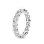 9ct White Gold Neveah Round Lab Diamond Eternity Ring (3 Ct. Tw.) left