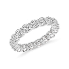 9ct White Gold Neveah Round Lab Diamond Eternity Ring (3 Ct. Tw.) right