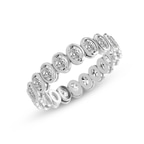 14kt White Gold Clara Oval Bezel Lab Diamond Eternity Ring (5 Ct. Tw.) right