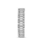 Platinum Vera Emerald Bezel Eternity Lab Diamond Ring (2 Ct. Tw.) left