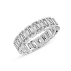 Platinum Vera Emerald Bezel Eternity Lab Diamond Ring (2 Ct. Tw.) right