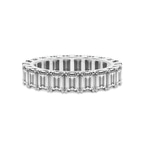 14kt White Gold Riley Emerald Lab Diamond Eternity Ring (7 Ct. Tw.) front image