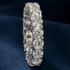 Platinum Reona Round Lab Diamond Eternity Ring (7 Ct. Tw.) color product image one