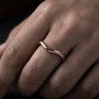 Platinum Cari Wedding Band model